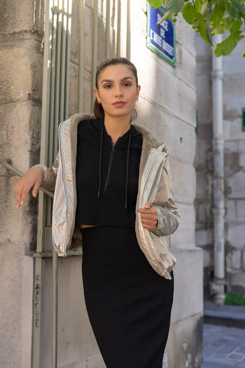 Imperméable fourré court