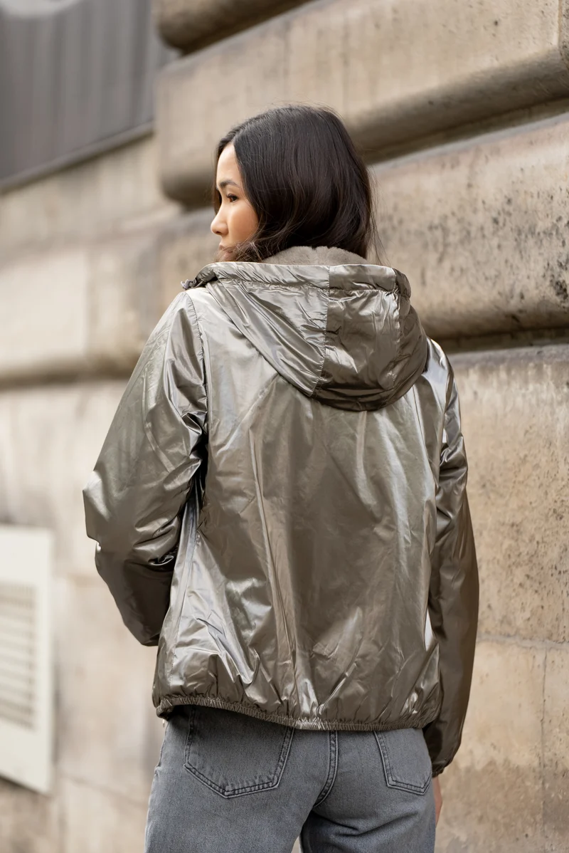 Imperméable fourré court