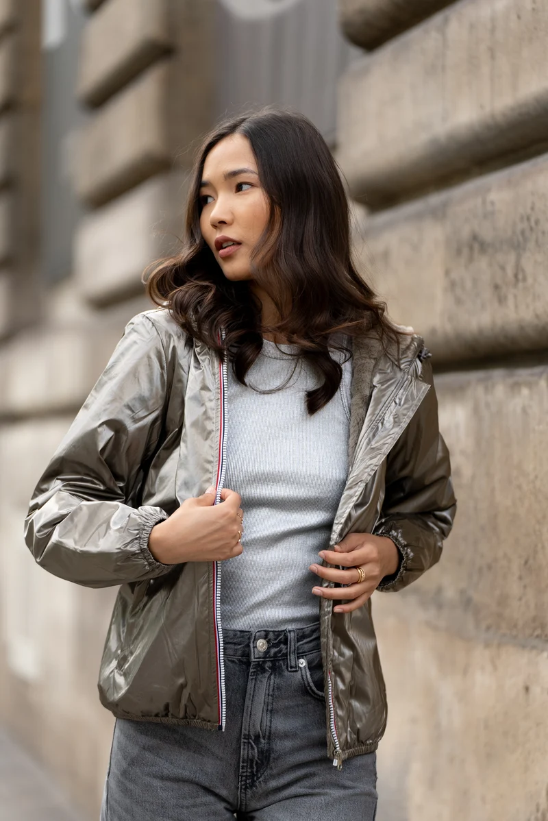 Imperméable fourré court