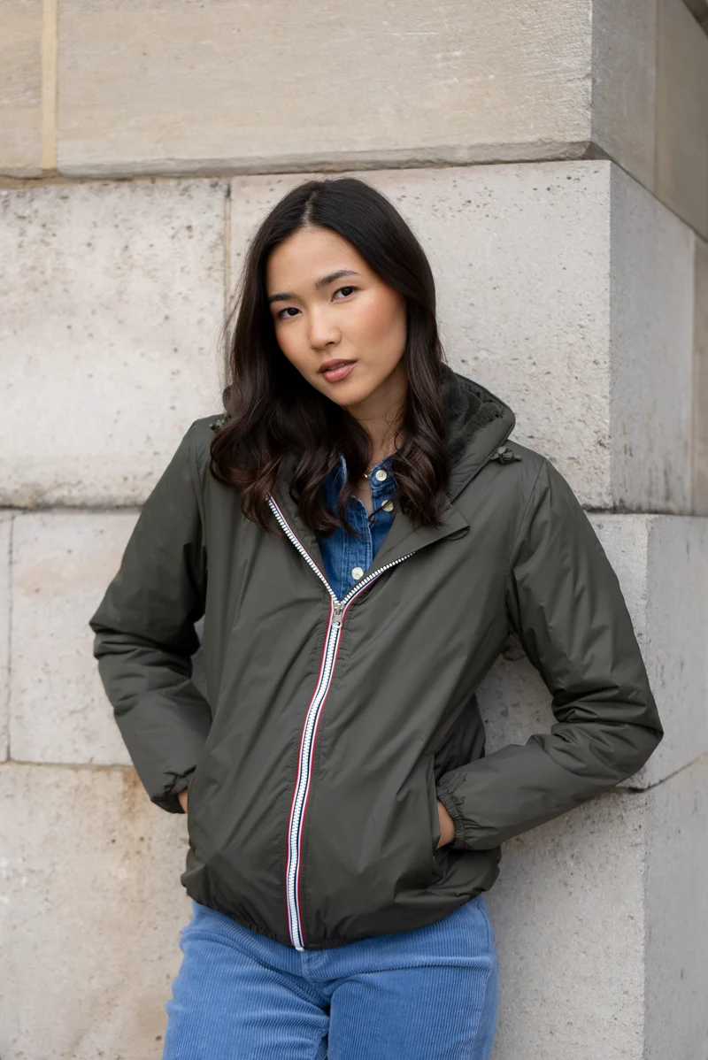 Imperméable fourré court
