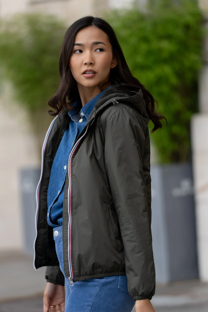 Imperméable fourré court