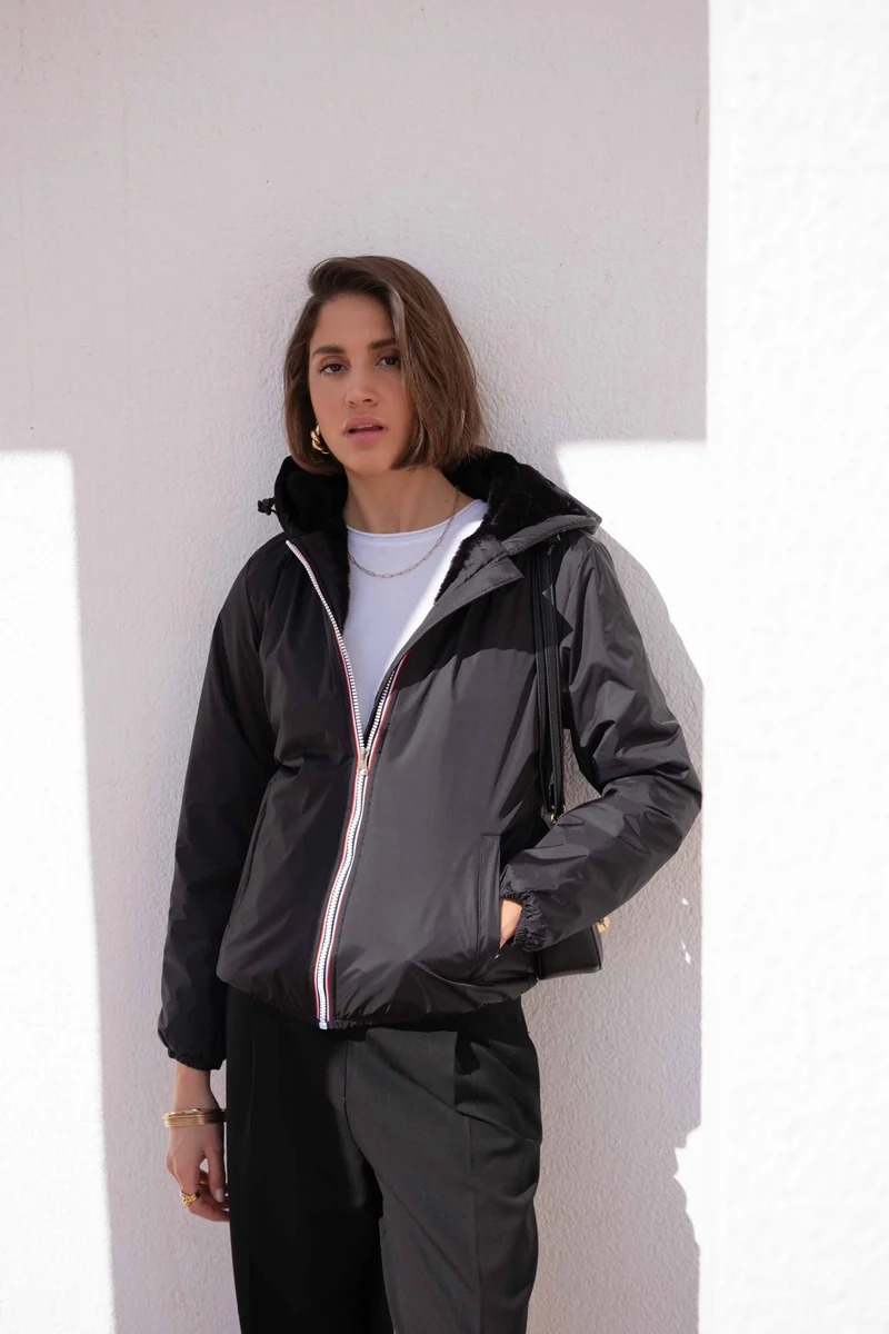 Imperméable fourré court