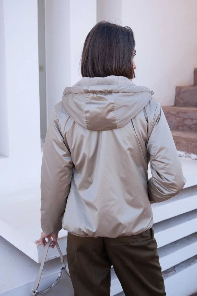 Imperméable fourré court