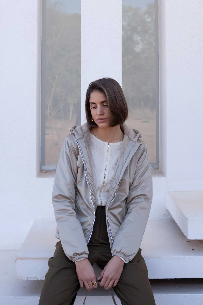 Imperméable fourré court