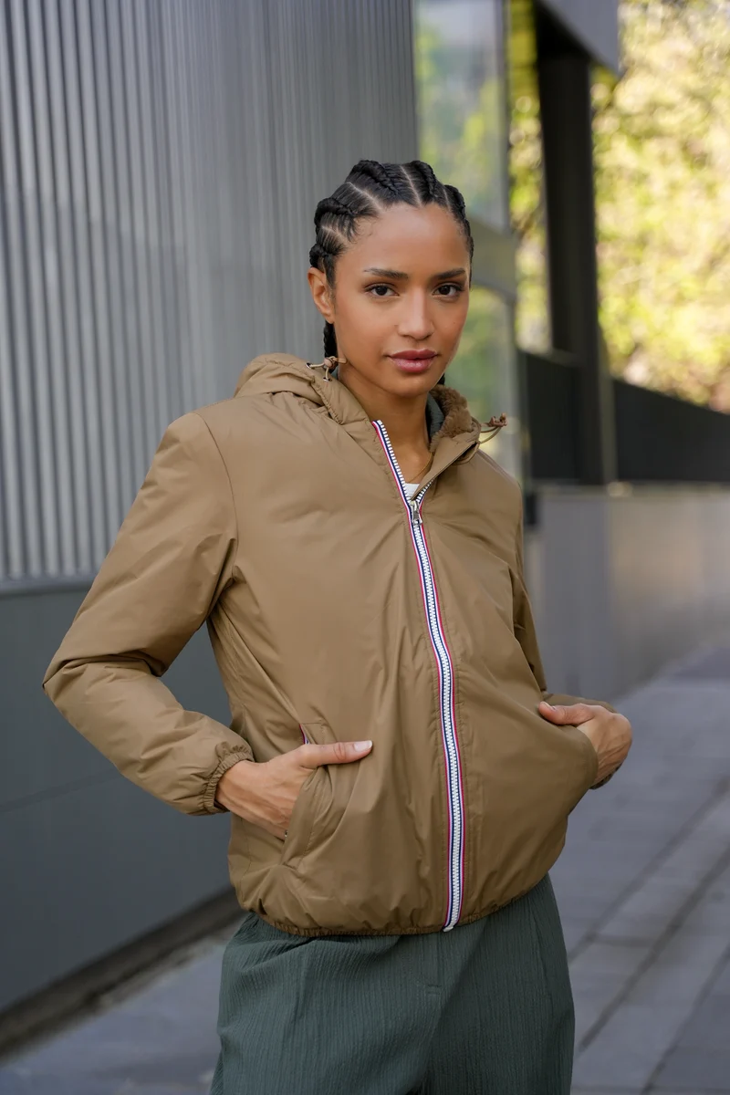 Imperméable fourré court