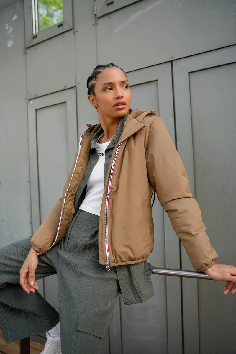 Imperméable fourré court