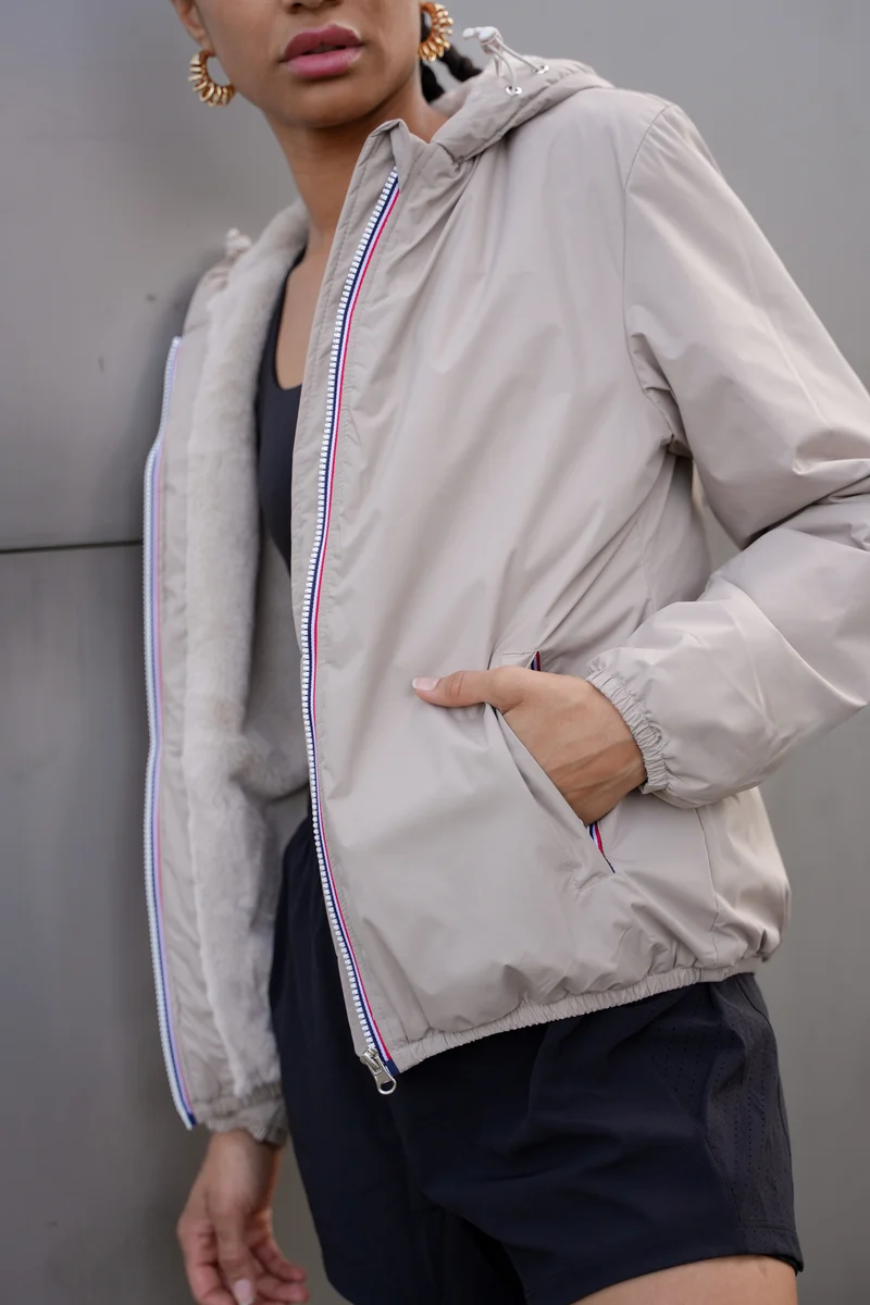 Imperméable fourré court