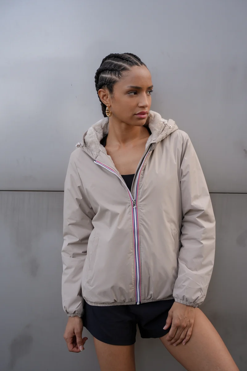 Imperméable fourré court