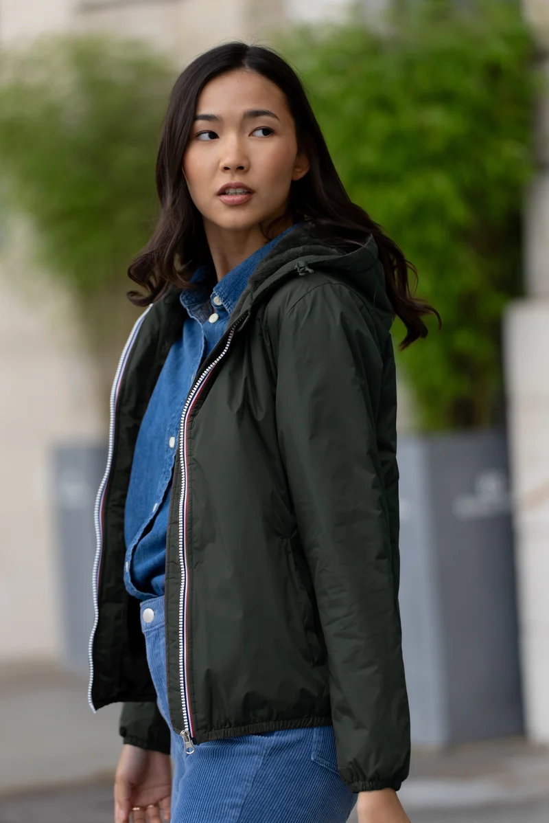 Imperméable fourré court