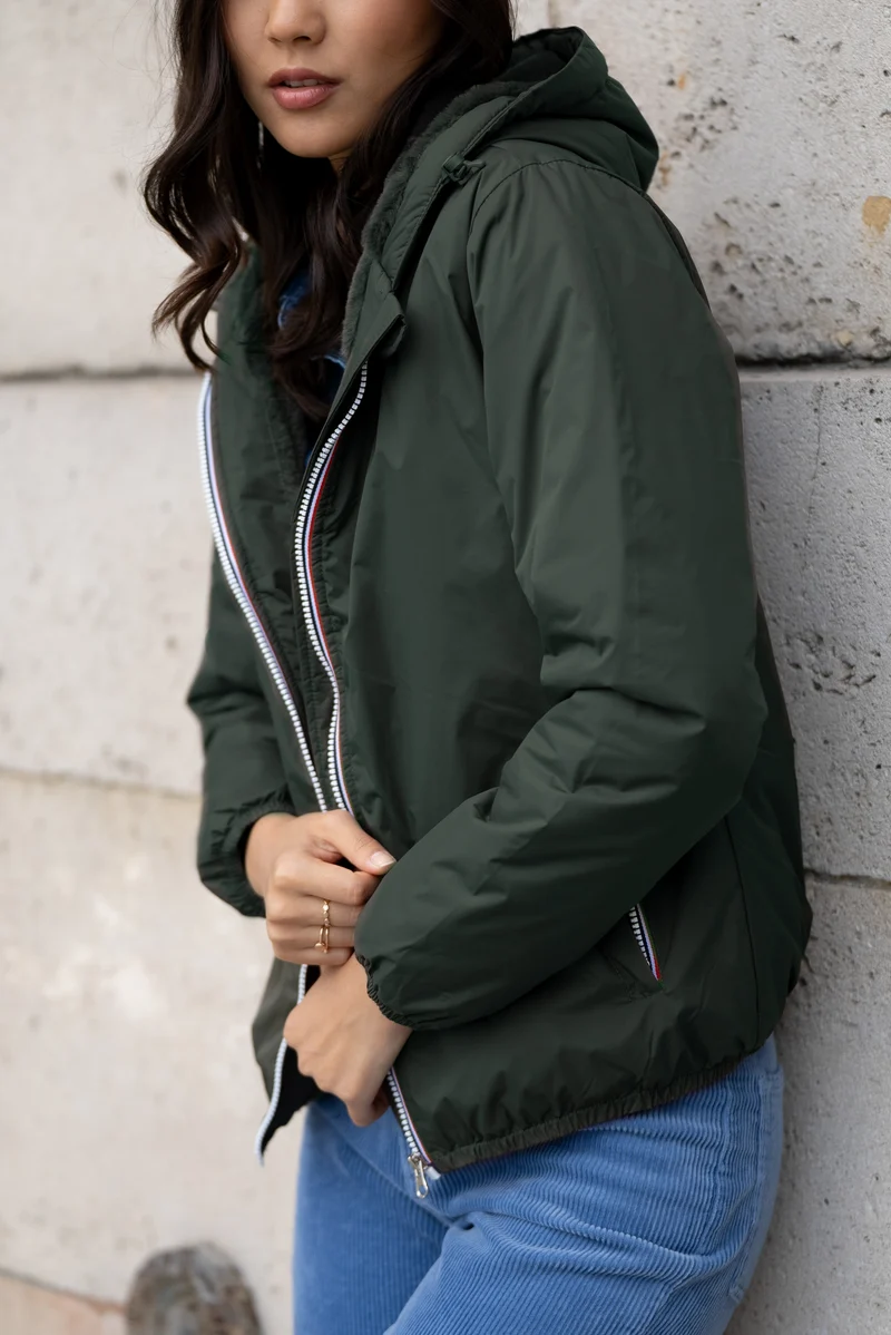 Imperméable fourré court