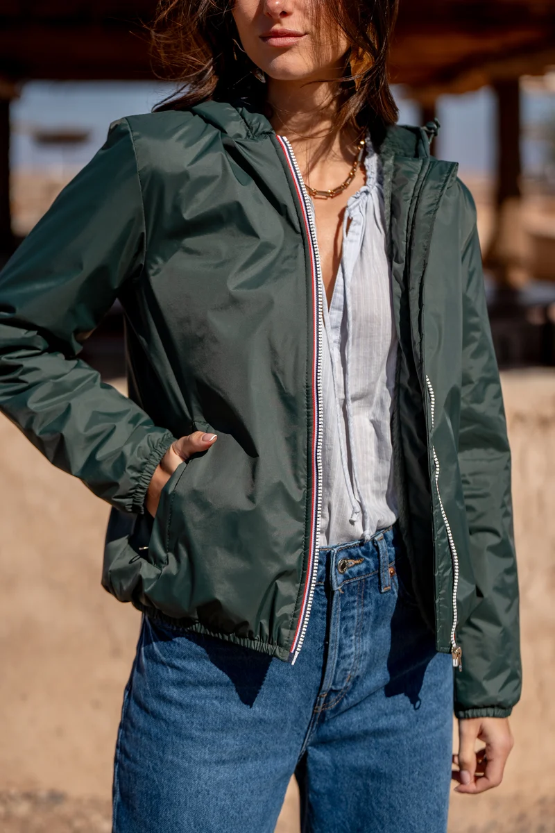 Imperméable fourré court
