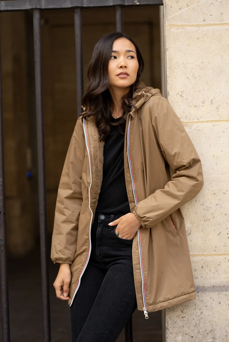 Imperméable fourré long