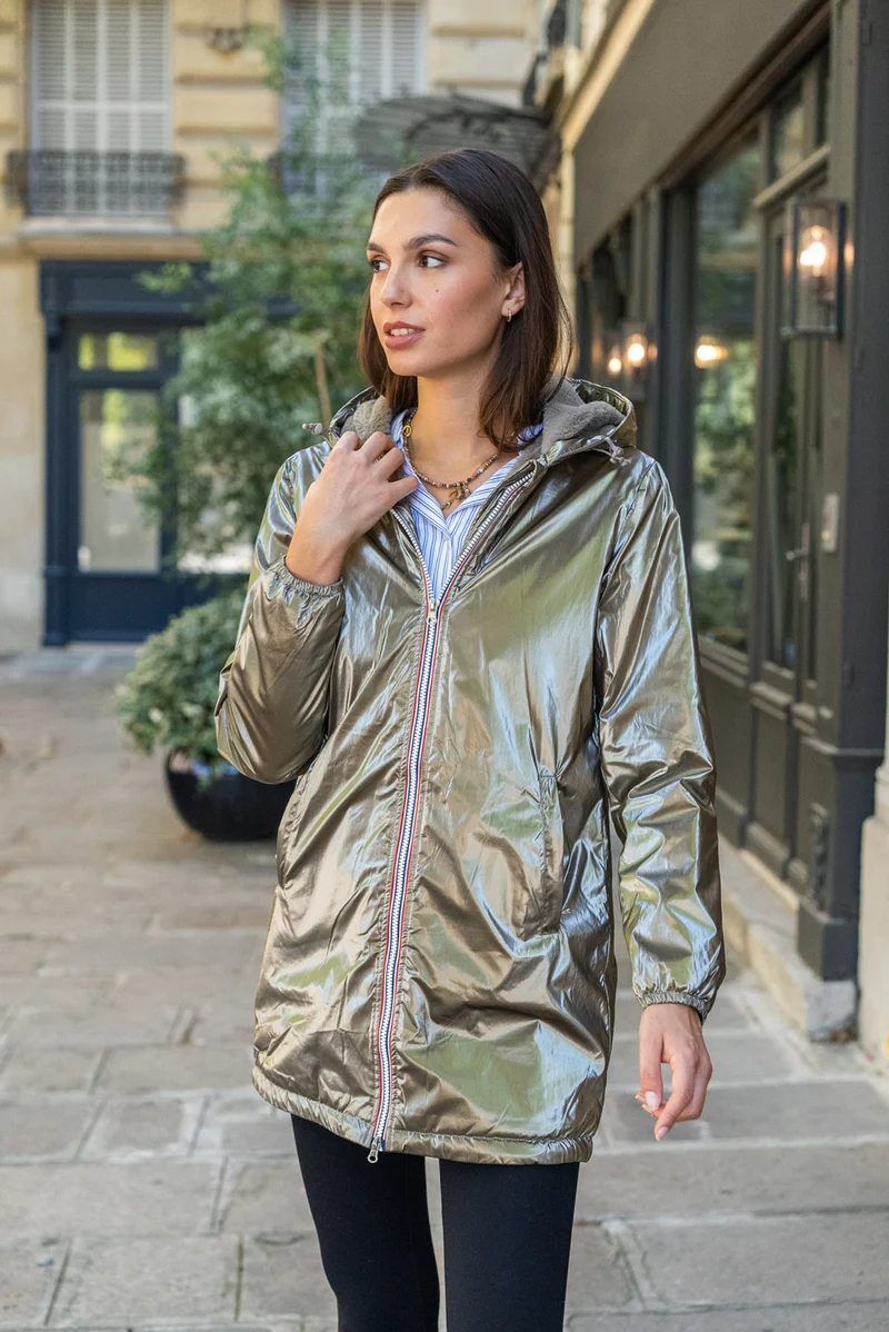 Imperméable fourré long