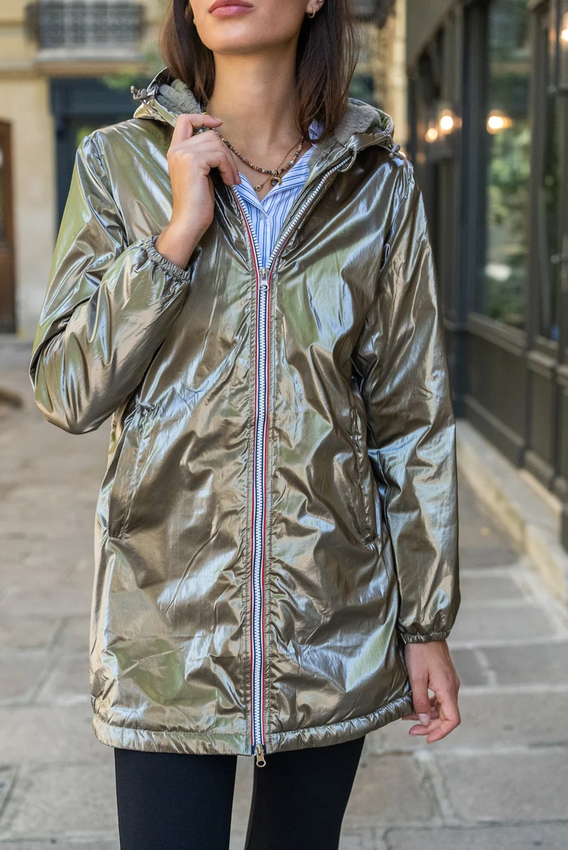 Imperméable fourré long