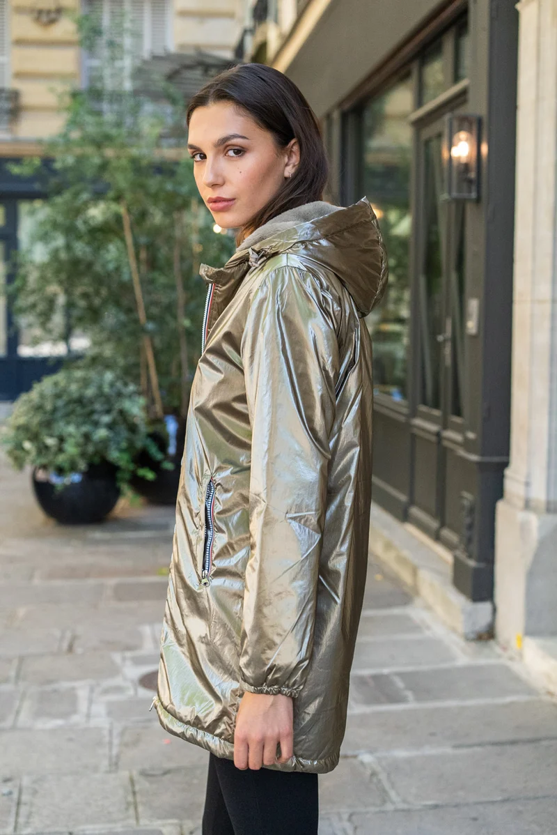 Imperméable fourré long