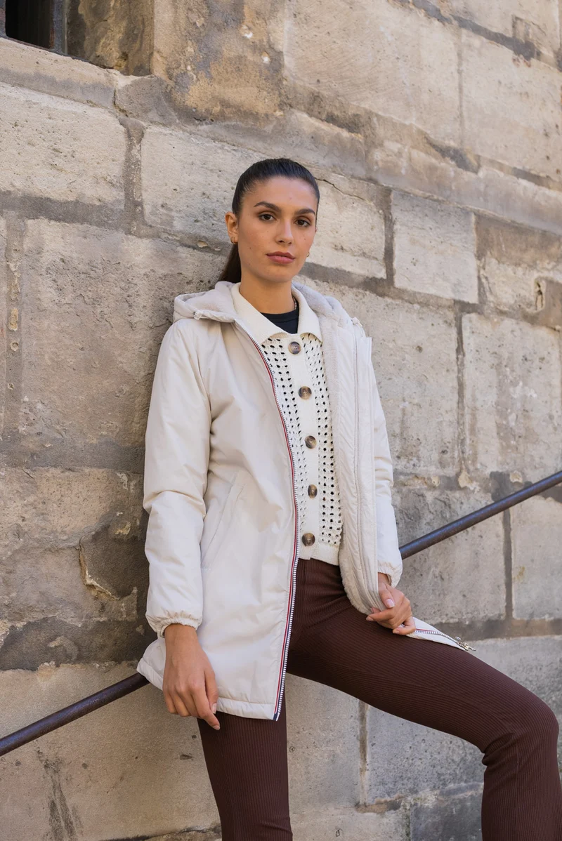 Imperméable fourré long