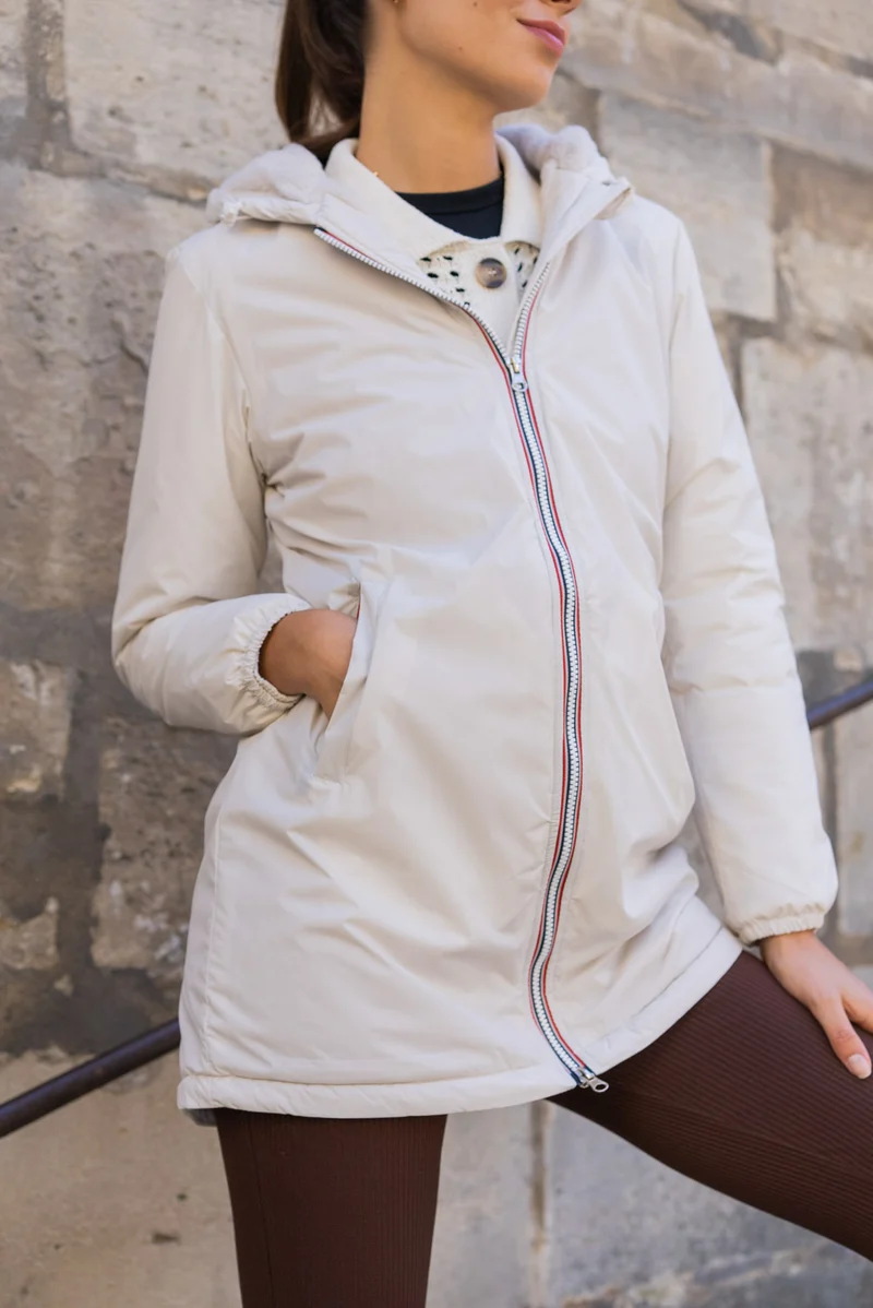 Imperméable fourré long