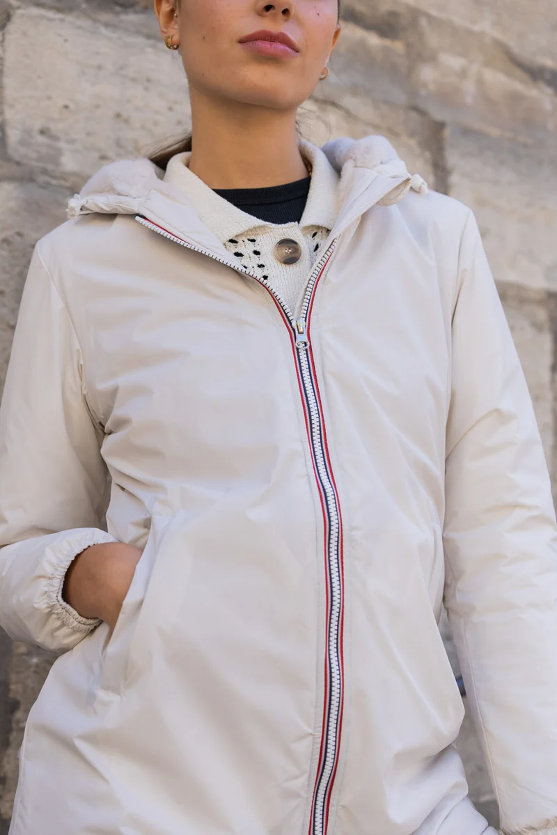 Imperméable fourré long