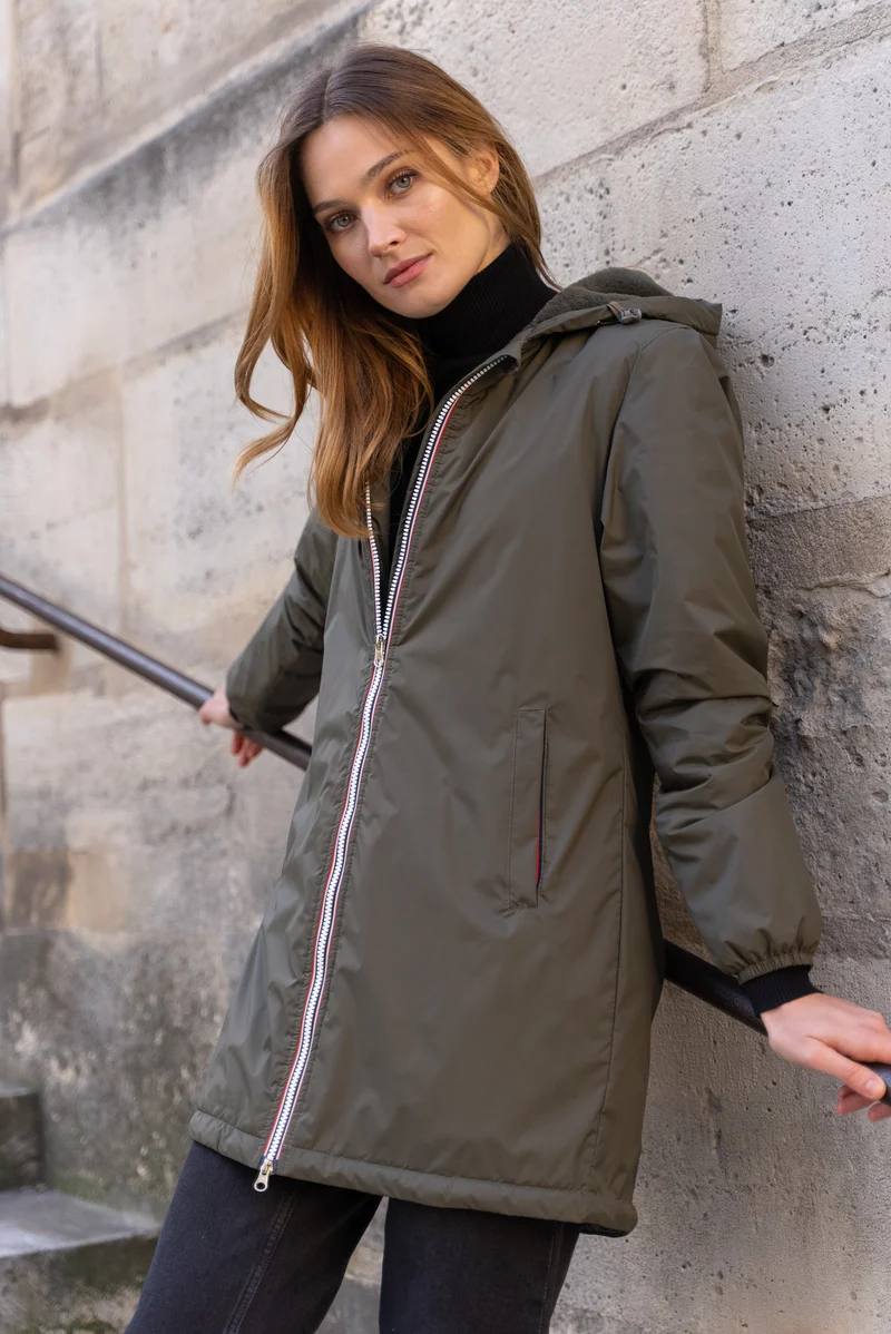 Imperméable fourré long