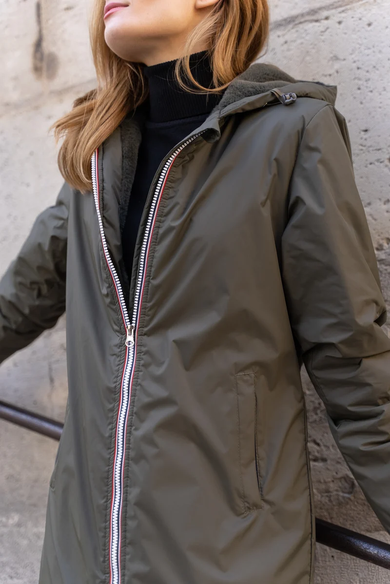 Imperméable fourré long