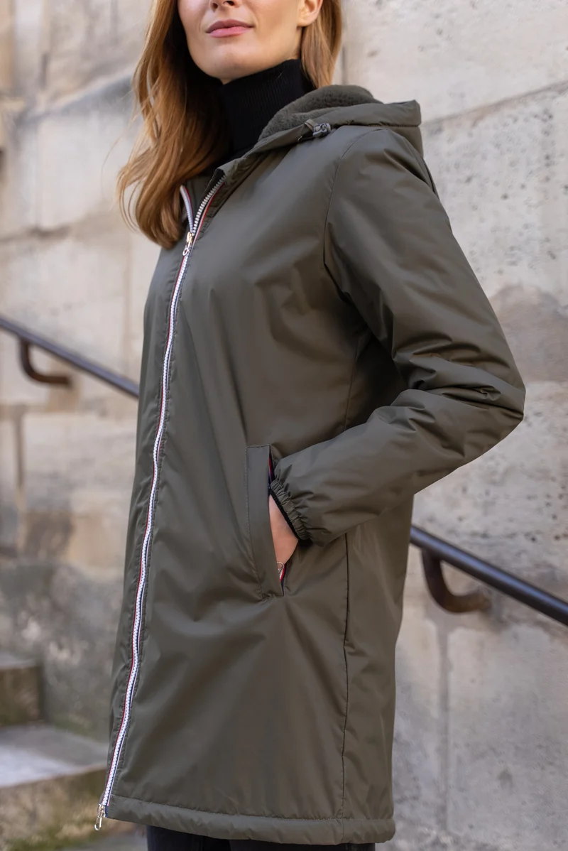 Imperméable fourré long