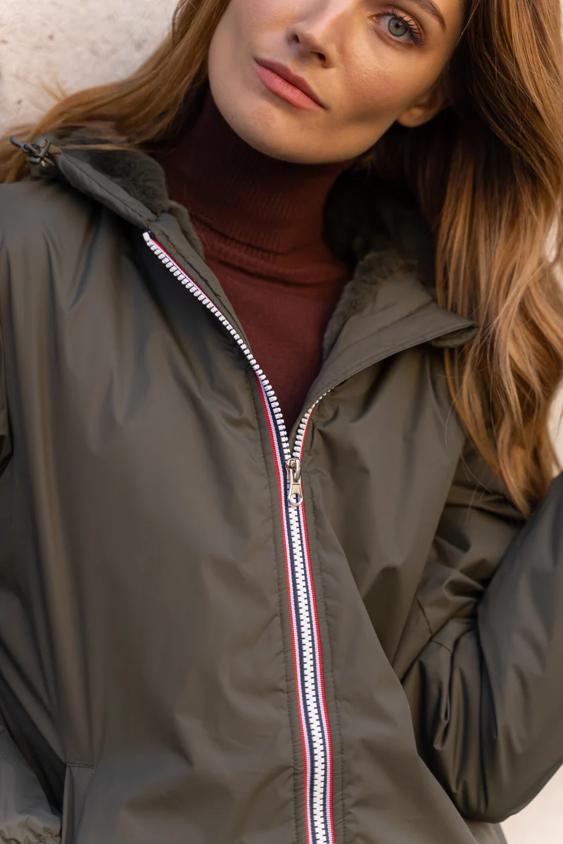 Imperméable fourré long