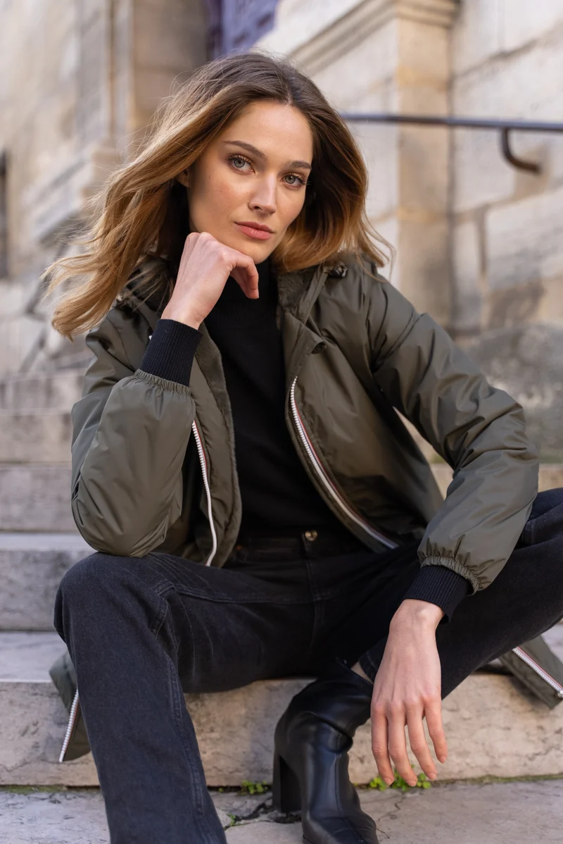 Imperméable fourré long