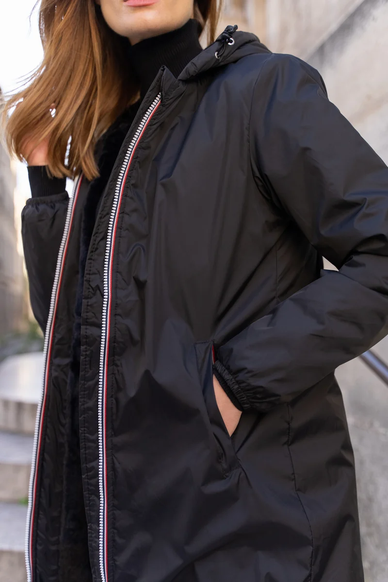 Imperméable fourré long