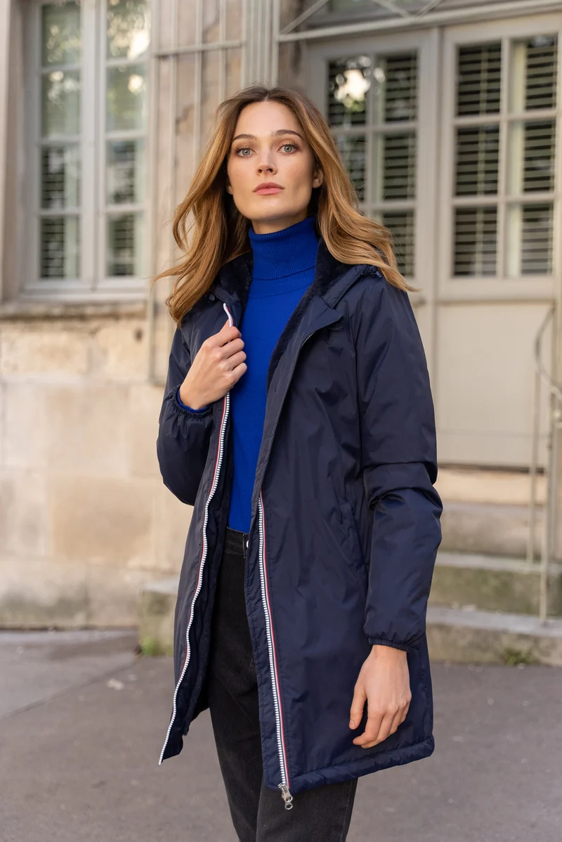 Imperméable fourré long