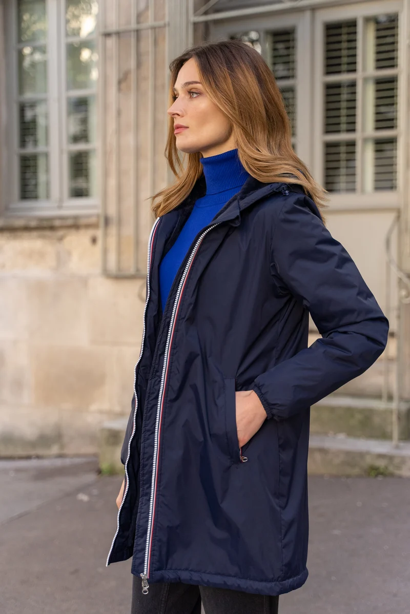 Imperméable fourré long