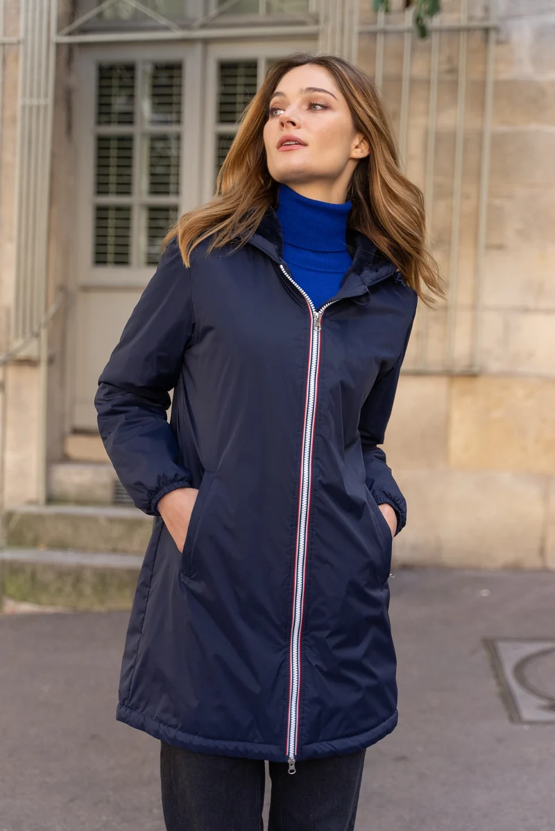 Imperméable fourré long