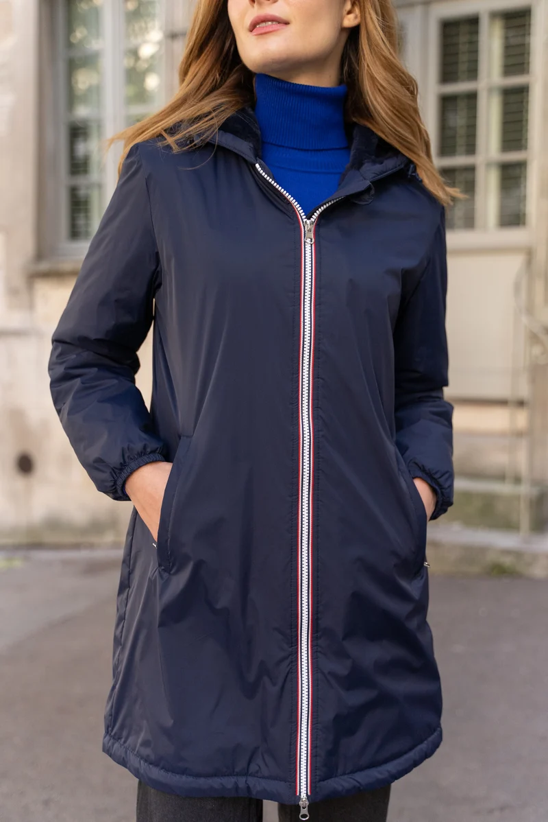 Imperméable fourré long