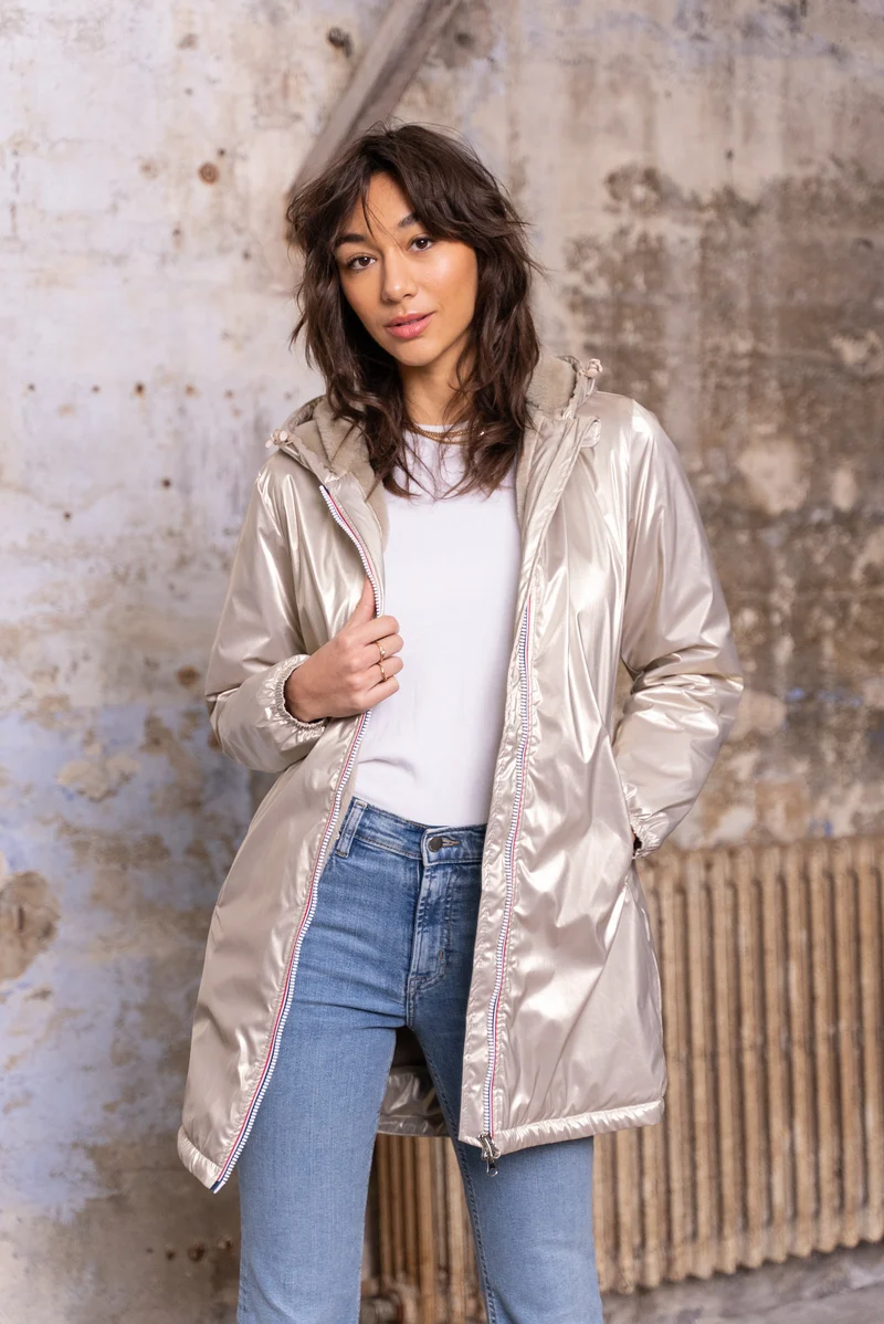 Imperméable fourré long
