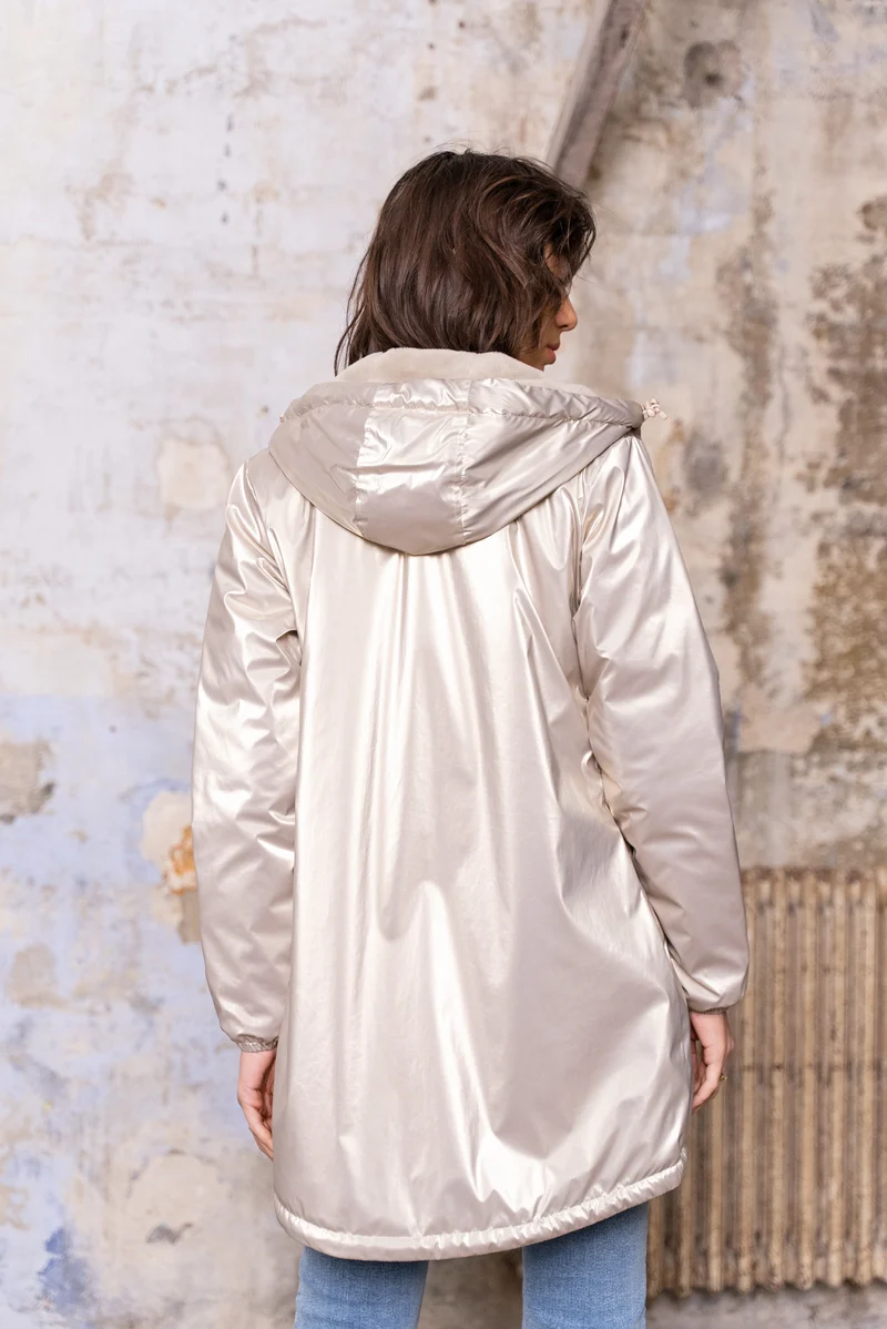 Imperméable fourré long