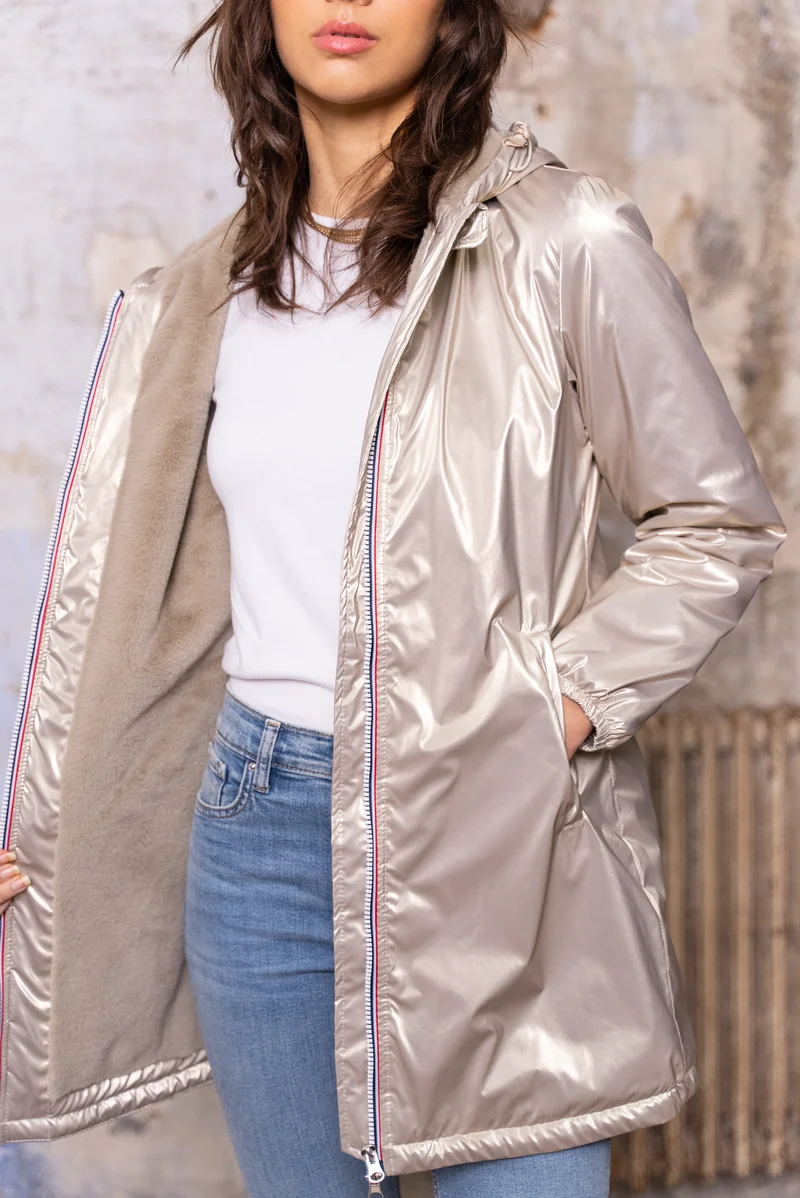 Imperméable fourré long