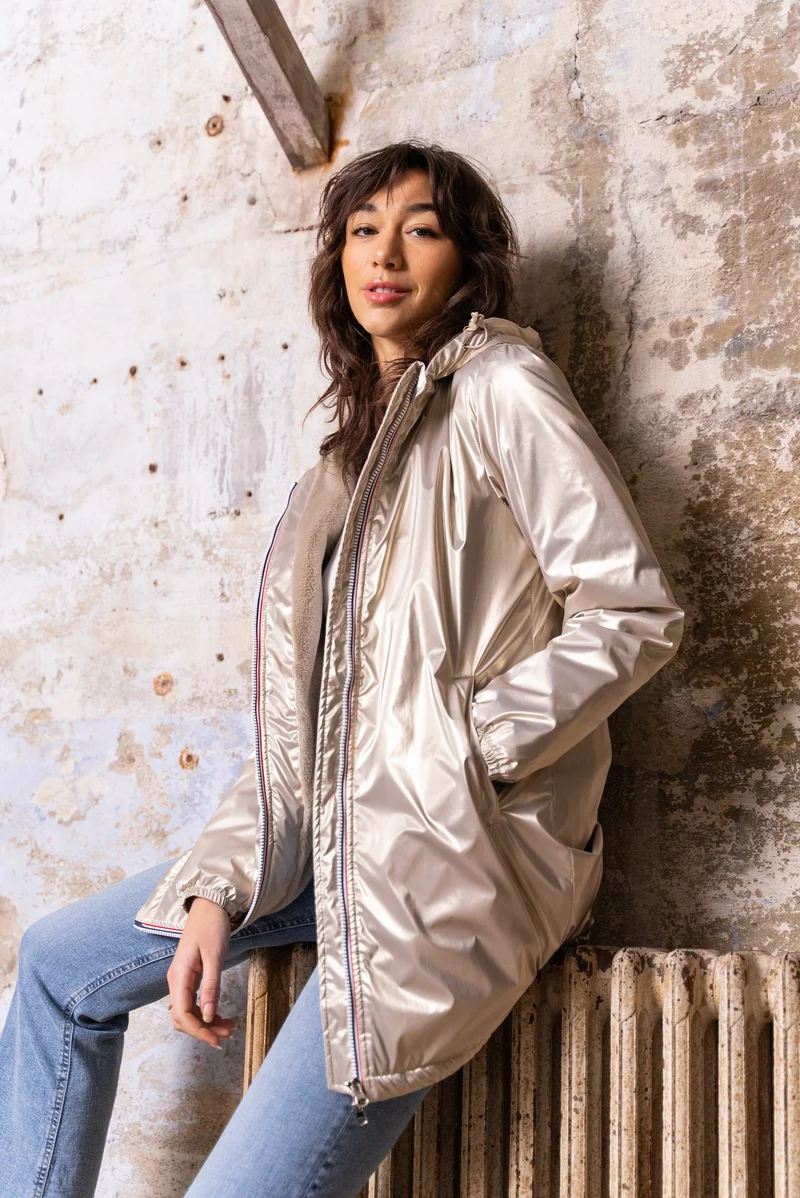 Imperméable fourré long