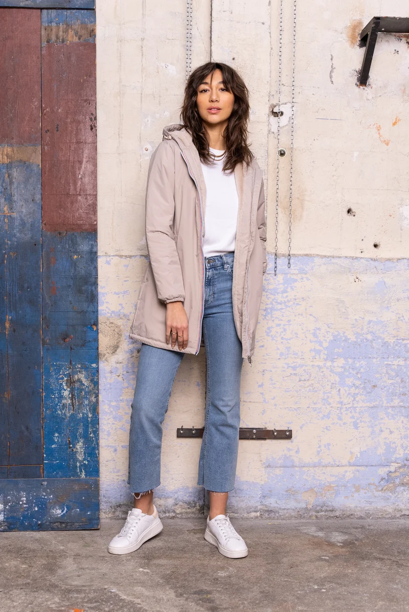 Imperméable fourré long