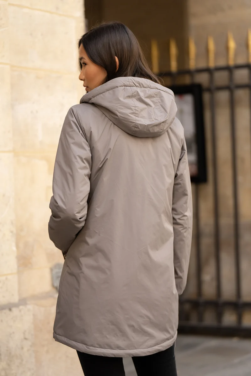 Imperméable fourré long