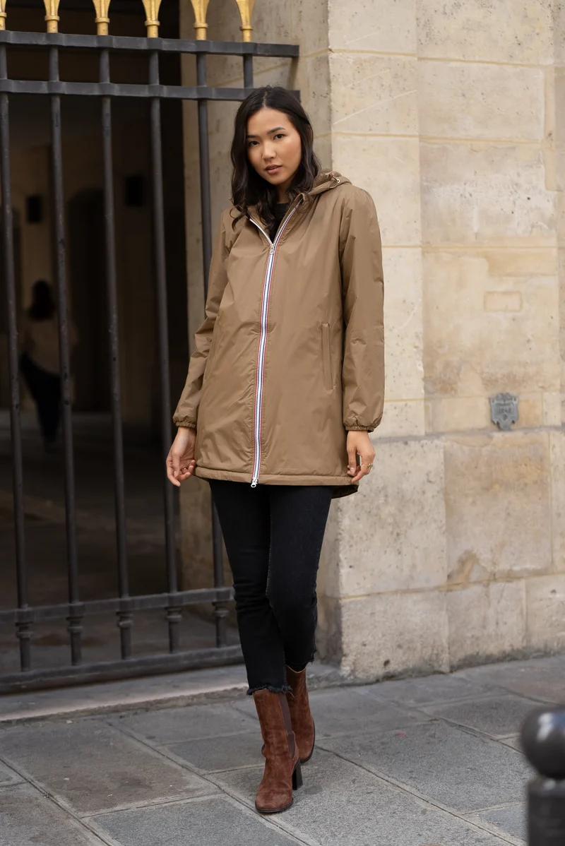 Imperméable fourré long