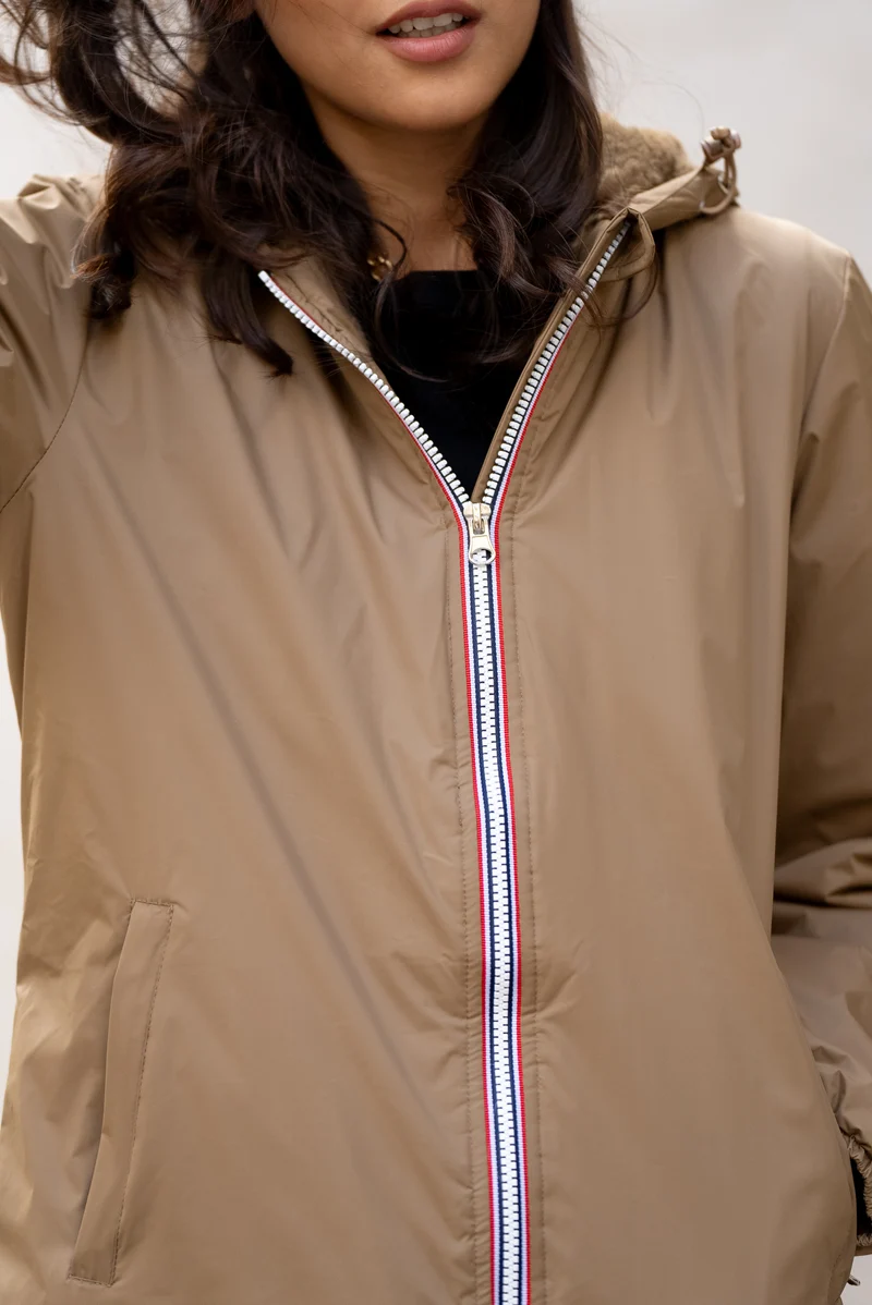 Imperméable fourré long