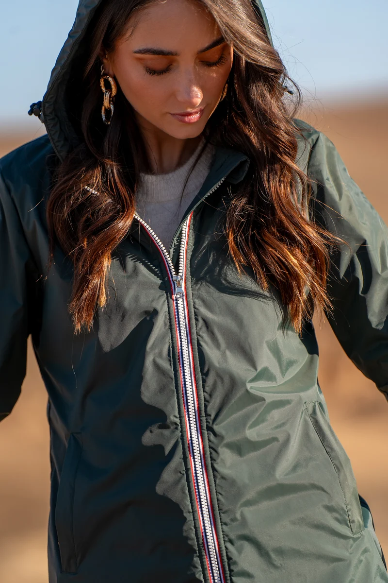 Imperméable fourré long