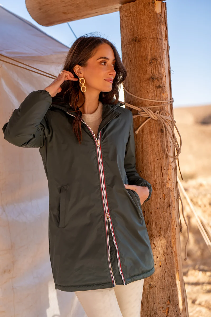 Imperméable fourré long