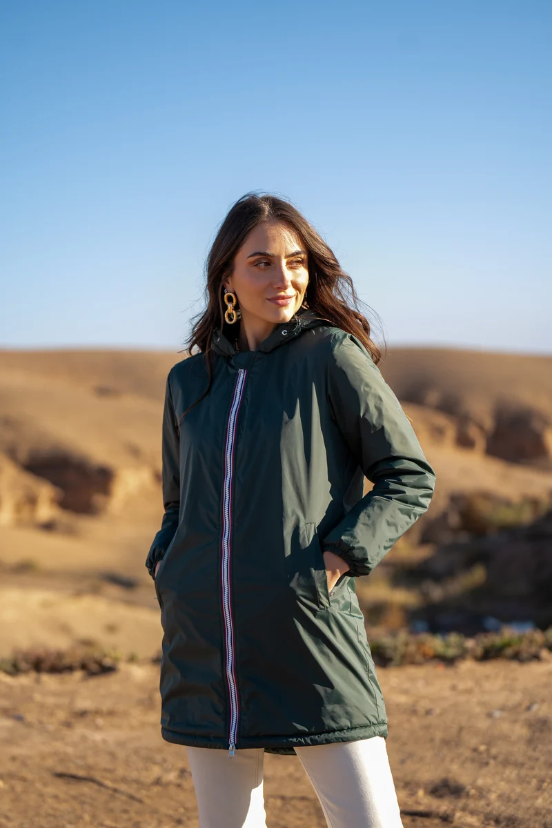 Imperméable fourré long
