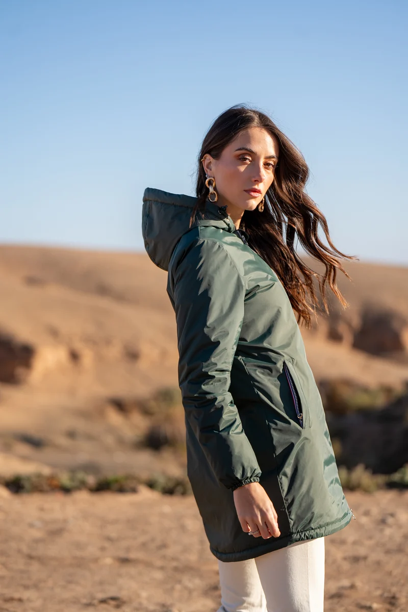 Imperméable fourré long
