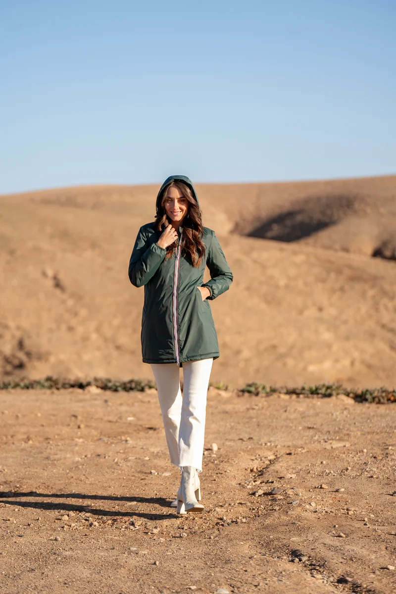 Imperméable fourré long
