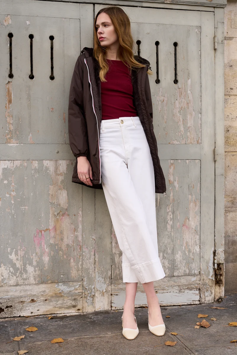 Imperméable fourré long