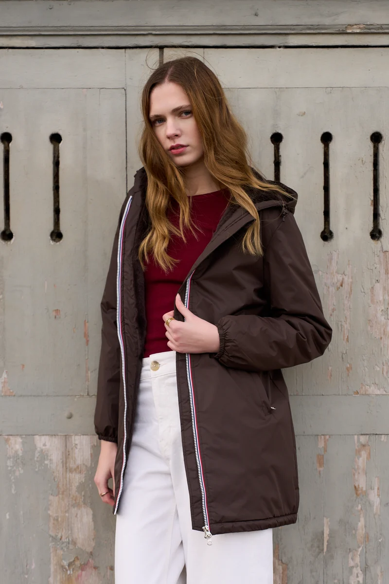 Imperméable fourré long