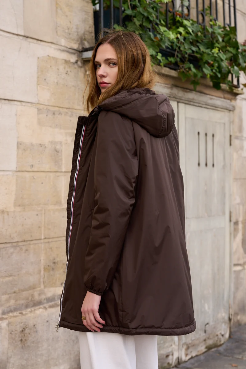 Imperméable fourré long
