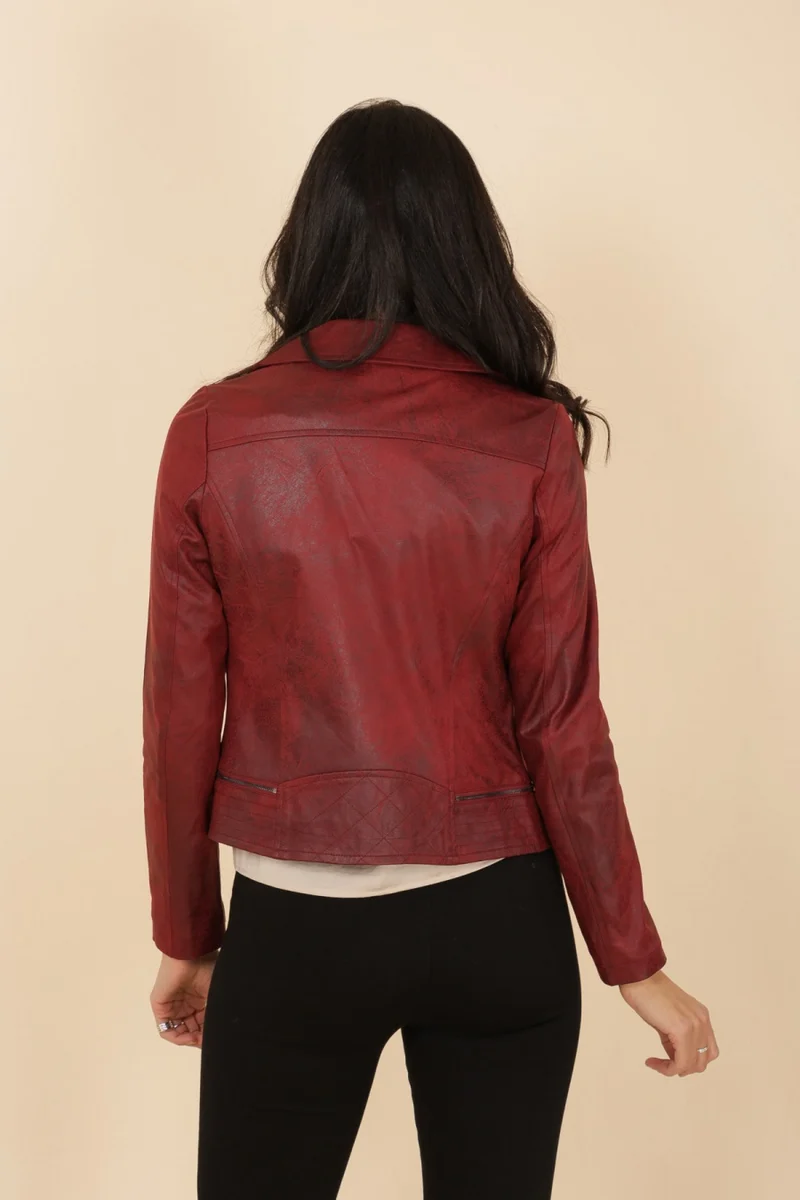 Veste perfecto suédine