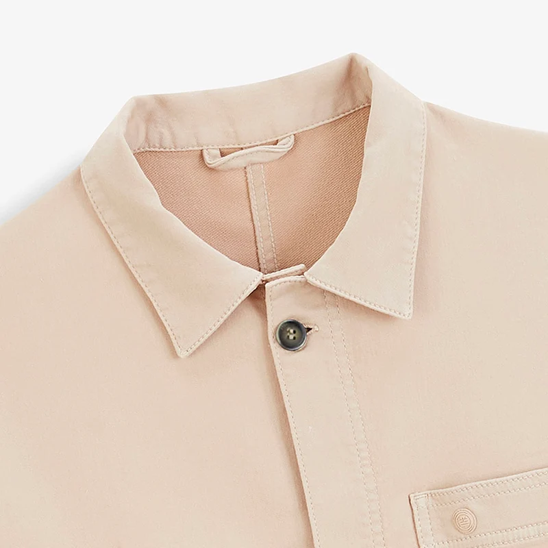 Veste worker en coton beige Wendel